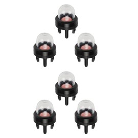 (6pk) 188-512 188-512-1 Snap in Primer Bulb Replacement for 2-Cycle Small Engine Poulan Echo Chainsaw Ryobi BP42 Homelite Bolens String Trimmer Leaf Blower 125B 125BX 125BVX 530047721 503936601