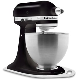 Acrylic Sliding Board with Handle | Glossy White | 38 x 22 cm for KitchenAid Classic | Artisan | High-Quality Teflon Glider for Effortless Moving and Rubber Feet for a Firm Stand | Made in Germany