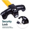ZONETECH Car Steering Wheel Lock 2-Pack - Premium Quality Strong