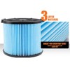 Replacement Filter for Ridgid VF3500 3-Layer Wet/Dry 3-4.5 Gallon Portable