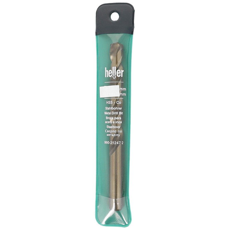 Heller Tools 212298" 990" Stainless Steel/Cobalt/Hss Drill Bit, Gold, 4