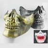 Half skull mask mask motorcycle skull skullmask Halloween / 반 해골 마스크 가면 오토바이 스컬 skullmask 할로윈