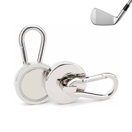 One Stop Outdoor (2-Pack) Magnetic Clip for Golf Towel Removable Industrial Magnetic Accessories Attaches to Golf Cart, Clubs or Golf Hub (Towels NOT Included) (Small 2 Pack)