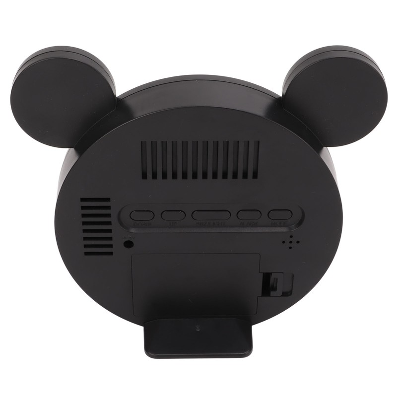 Mirror Alarm Clock 2 Level Brightness Adjustment Ear Design LED
