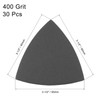 TA-VIGOR 30Pcs 400 Grit Triangular Sandpaper, 90mm Hook and Loop