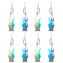 4 Stück reflektierende Blitz Autoaufkleber – Tuning Sticker für Auto, Motorrad, Fahrradrahmen, Helm, Heckscheibe, Truck, Geländewagen & Skateboard – DIY Karosserie Deko Auto Sticker wetterfest