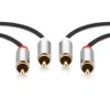 Sentivus premium audio RCA cable - 2x RCA plug to