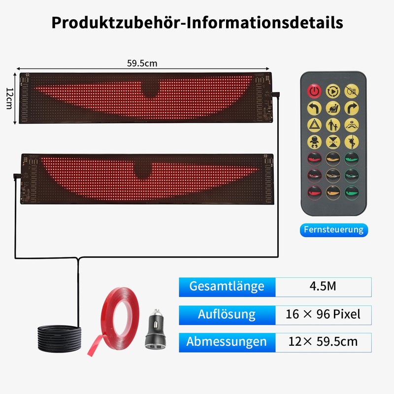 Aiorber Devil Eyes Light for Cars Led Augen für LKW,Programmierbar