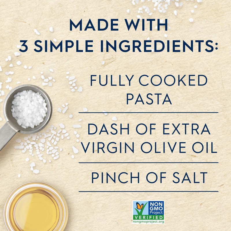 Barilla Ready Pasta, Fully Cooked Gemelli Pasta, Non-GMO & Kosher,