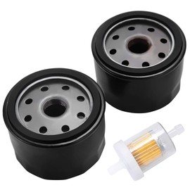 Oil Filter 49065-7007 Fuel Filter for Kawasaki 4 Cycle Engines FX600V FX651V FS451V FS691V FX730V FC420V