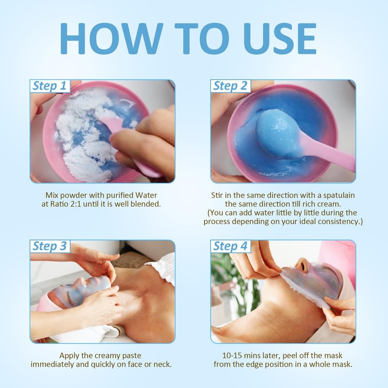 Salmon Mask for Face with PDRN Jelly Mask Powder for
