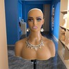 JINGFA Half Body Mannequin Head with Shoulders with Support Hole