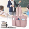 Fasrom Teacher Tote Bag for Women, Large Teacher Work Bags