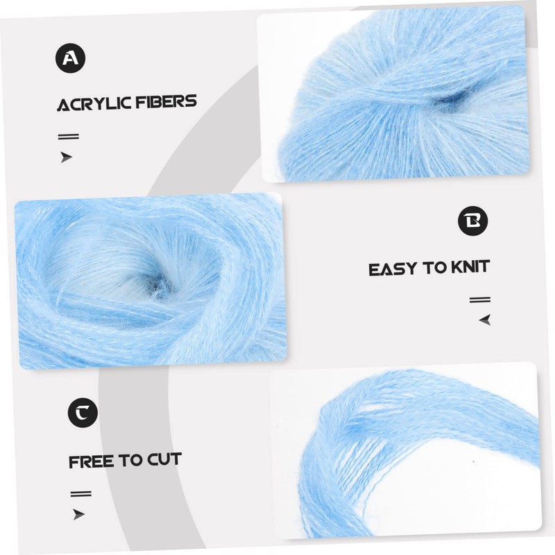 OSALADI Knitting Yarn for DIY Crafts Soft and Skin Friendly