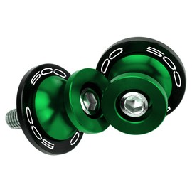 MotHeartCNC Motorcycle M8 Swingarm Spools Slider For Z500 2024-2025 Motorcycle Bobbins Paddock Stand Spools Paddock Stand Bobbins m8 (See details below) z500 Accessories (Green)