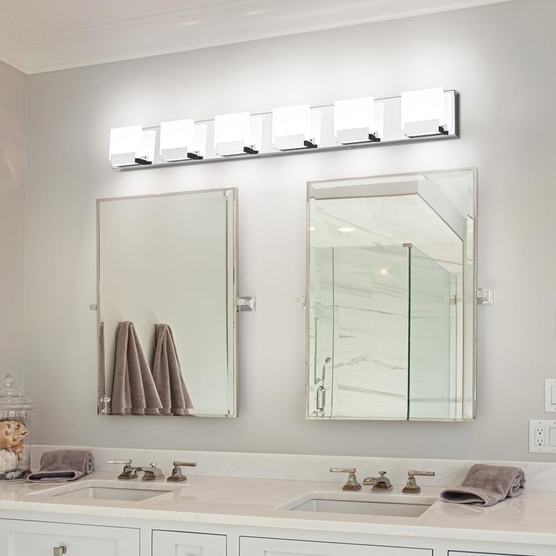 ZUZITO 6 Light Bathroom Vanity Light - Modern LED Bathroom