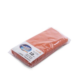 Mintra - Paños de limpieza de microfibra (12.6 x 12.6 pulgadas) (naranja, 12 unidades (12.6 x 12.6 pulgadas)