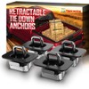 Tigeracing Tie Down Anchors Retractable Truck Bed Top Side D