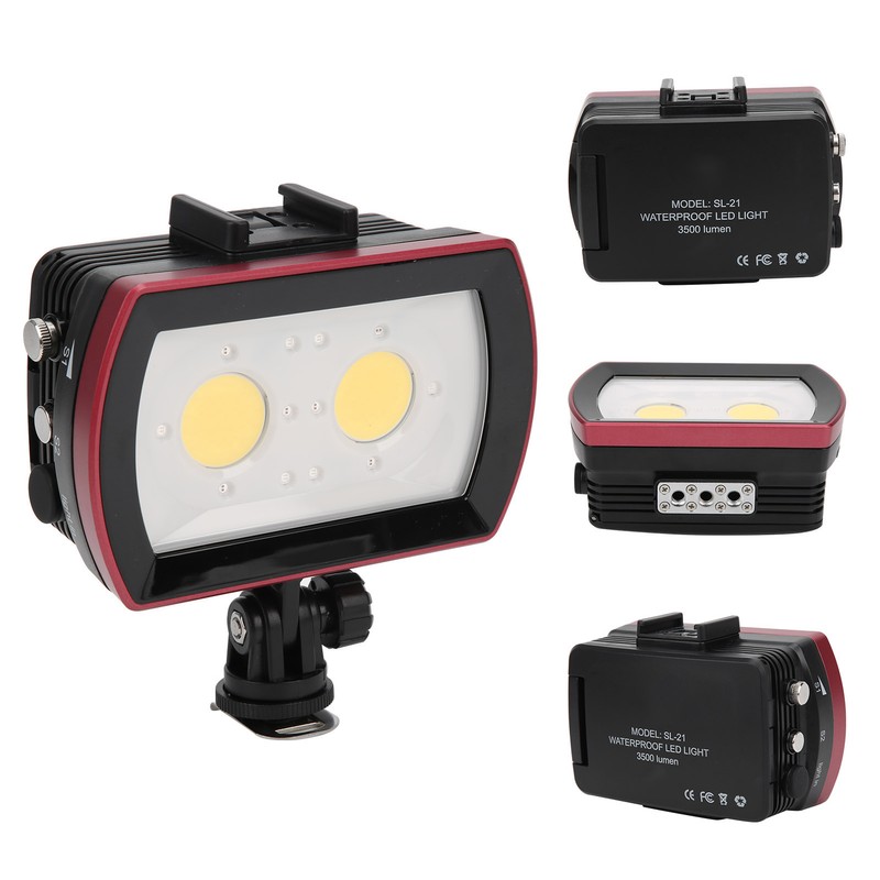SL‑21 40M Waterproof LED Fill Light Diving Underwater Light 7000‑7500K