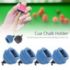 4Pcs Pool Chalk Holder, Cue Chalk Holder Pocket Rubber Billiard