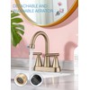 Cobbe Bathroom Faucets for Sink 3 Hole, 4 Inch with