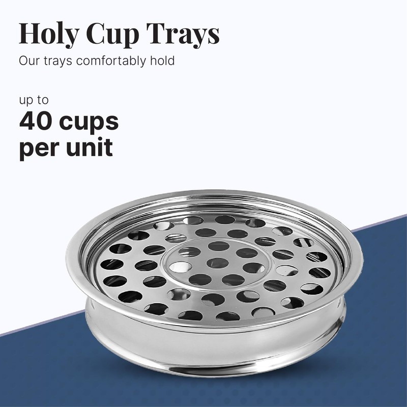 Communion Ware | Stackable Communion Tray with 40 Cups for