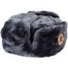 Gorro ruso Shapka Ushanka original (Gris, CH 58)