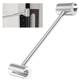 Huakaile Door Hinge Adjustment Tool, 14-19 mm Steel Hinge Gap Adjusting Wrench, Adjustable Door Spanner for Installation Residential Commercial (Small)