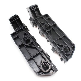 Front Bumper Brackets Left & Right, TOTMOX Plastic Bumper Brackets Compatible with Hon-da CRV 2007-2011,71193SWA003 71198SWA003 Part Number Reference Black