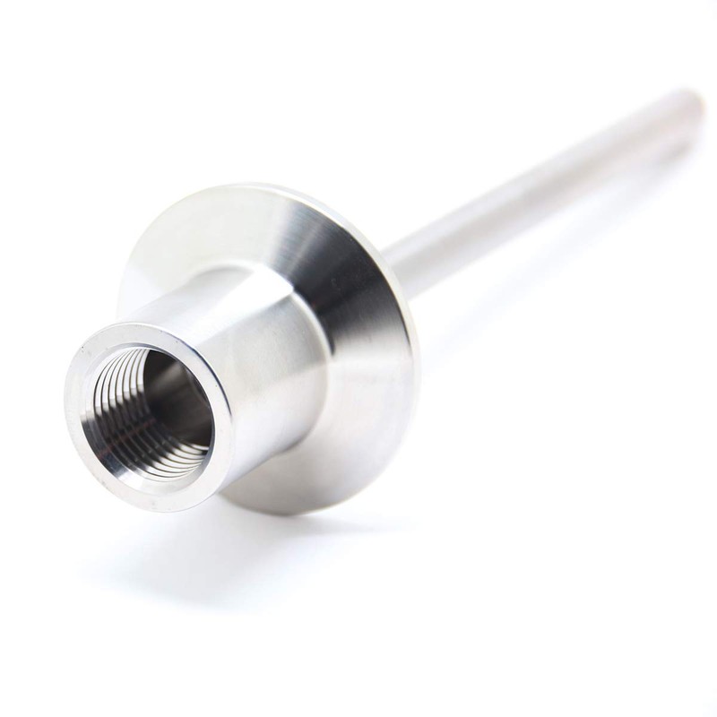 Sanitary Stainless Steel Thermometer Well 6" Length with tri clamp