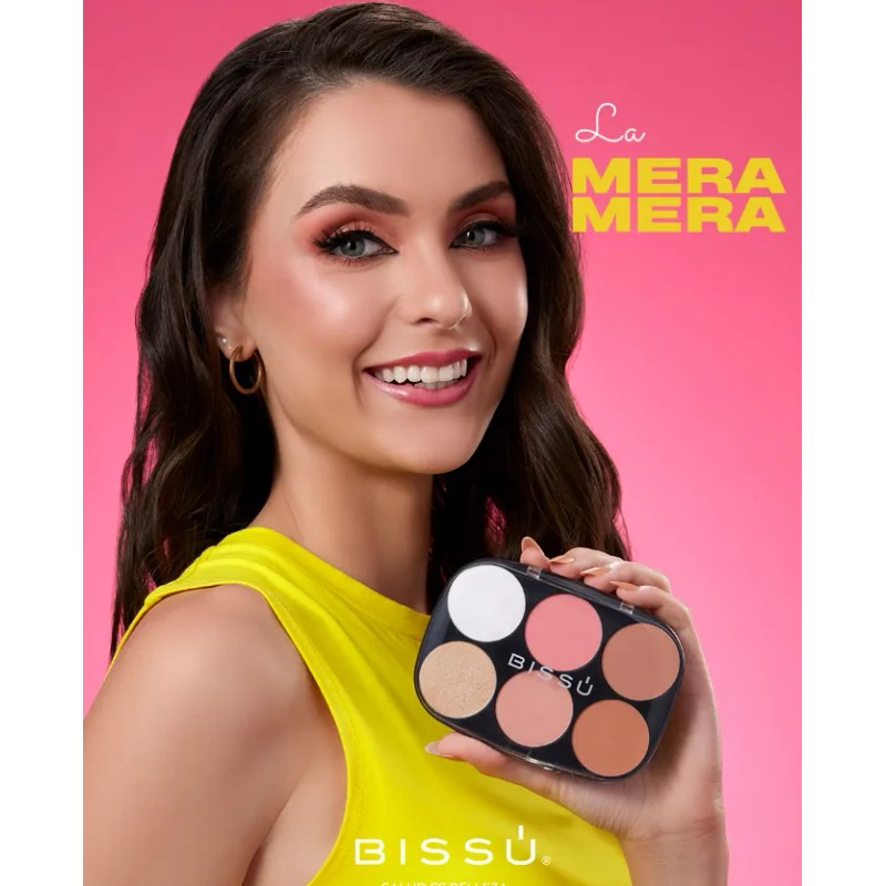 Paleta Para Rostro Bissu / Iluminador - Rubor - Bronceador