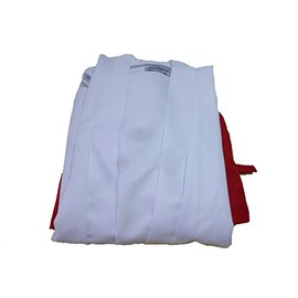 TOKYO-T Kikyo Cosplay Miko Costume Red and White Japanese Kimono with Tabi Socks (L, tag:XL)