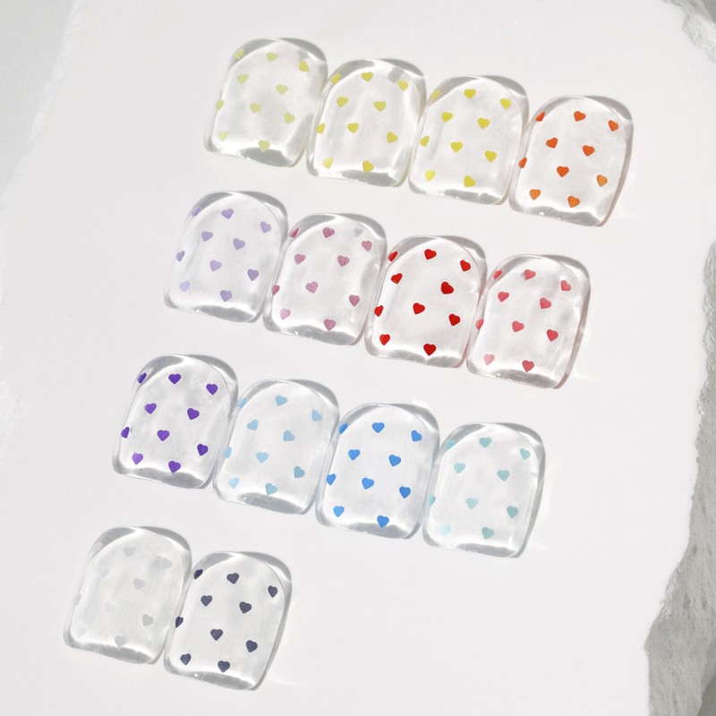 Pochit the Chokkomi Heart Nail Glitter 12 Piece Set Sequin
