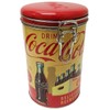 Distress Printed - Coca Cola Round Lock Top Lid with