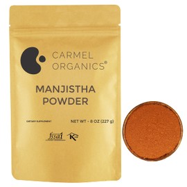 Manjistha Root/Indian Madder Powder (8 Oz) for Natural Hair Color