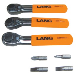 Lang Tools 2584 15-Piece Metric Thread Restorer Set, Black , Gray