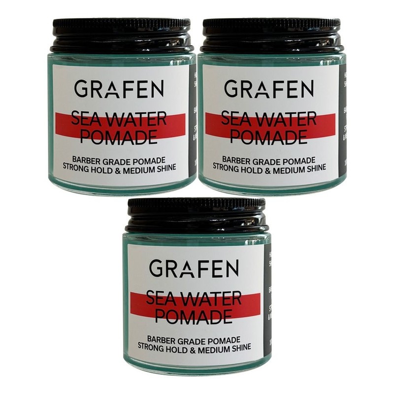 graphene Graphen Seawater Pomade Wax 100g 3pcs / Circle /
