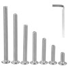 FCZDQ M8-1.25 x 55mm Countersunk Bolts Flat Head Hex Socket