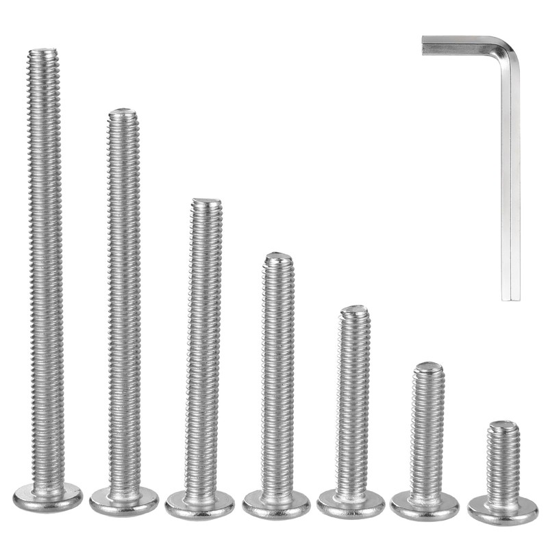 FCZDQ M8-1.25 x 55mm Countersunk Bolts Flat Head Hex Socket