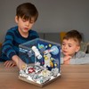 Space Astronaut Building Set with Acrylic Cover, Simulated Moon Space