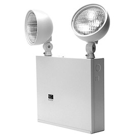 Lithonia Lighting ELT618NY M2 Incandescent Two Head Emergency Lighting Unit, White