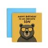 Huxters Funny Happy Birthday Card to an Awesome son -