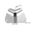 sourcing map Pack of 4 Metal Box Edge Protection Edge