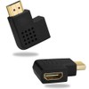 AXFEE HDMI Angle Adapter, 8K HDMI Angle Plug, HDMI 90