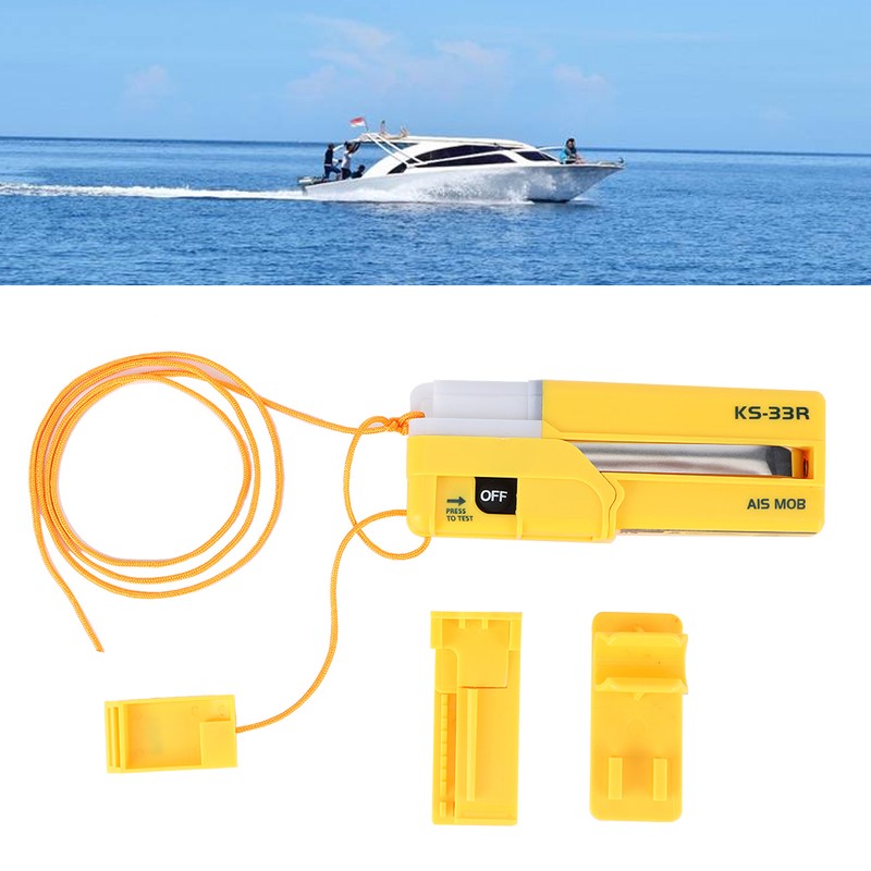 Portable AIS‑MOB Personal Locator Beacon Over Board Rescue Survivor Life