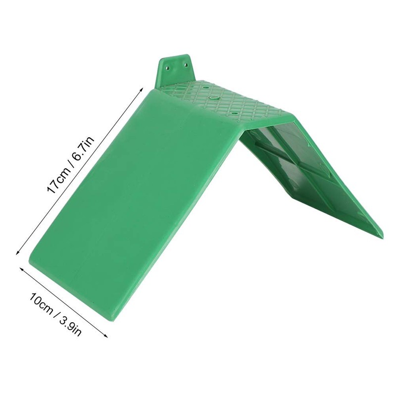 Greensen 10pcs Pigeon Rest Stand, Plastic V-Shaped Pigeon Perch, Green