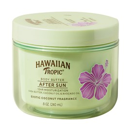 Hawaiian Tropic After Sun Body Butter with Coconut Oil, 8oz, After Sun Lotion, Moisturizing Body Lotion, After Sun Moisturizer, Coconut Body Butter, After Sun Care, After Sun Skin Care, 8oz
