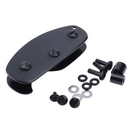 Ausla Aluminium Key Holder Clip, Key Organiser Buffer Rings, Actuated Screws, Protects Against Injury, Keeps Keys Securely In Order, Prevents Noise, Missing, Default