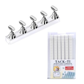 DFsucces Nail Tip Fixing Tip Stand, Set of 5, Il Tip Stand, Nail Pedestal, Nail Practice
