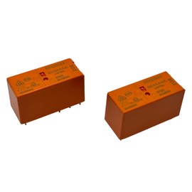 (2-Pack) RTE24012 12VDC 8Pins DPDT 8A 24V General Purpose Relay, Power PCB Relay